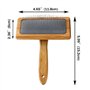 Pet Brosse Chiens et Chats Autonettoyante Peigne,Brosse de toilettage pour Animaux de Compagnie Convenant aux Poils Longs et Cou