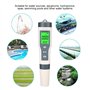 Testeur de qualité de l'eau - Compteur de pH - Appareil de mesure du pH - Pour - 3 en 1 - Portable - Digital TDS PH - Températur