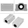 Lot de 2 roulements à billes linéaires SCS12UU - En aluminium - 12 mm - Pour CNC