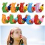 Tiuxiu 10 Pièces Sifflet en Céramique Sifflet Oiseaux Eau Sifflet à Eau Oiseau Coloré Remplissable à l'eau Son du Chant Clair de