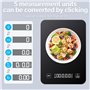 Balance de Cuisine Électronique,balance numérique précise pour la nutrition avec écran LCD,avec application Smart Scale,pour ana