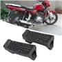 Broco Cale Pied Moto Une pédale avant pair caoutchouc Repose-pied du pied PEGS Fit for Yamaha YBR 125