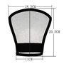 Ruberg-Réflecteur de Flash 2 en 1 diffuseur de Flash Universel réflecteur Pliable Argent/Blanc avec Bande de Caoutchouc Convient