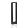 LEDMO 12W Lampe de Jardin 3000K 1100LM Borne lumineuse exterieur Etanche IP65 lampe decorative,Noir Alliage d'aluminium pelouse