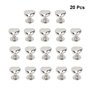 HEALLILY 20 Pcs Rivets en Cuir en Métal en Forme de Coeur Rivet Goujons Décoratif Spot Bouton Rivets Bricolage Bouton Goujons Vê