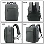 HOMIEE Sac à Dos Cabine Léger pour Ryanair, Sac à Dos Voyage Ordinateur Portable 15,6 Pouces, Bagage à Main avec Chargement USB