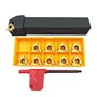 ASZLBYM 3/4" Outil de tour Insert de filetage Porte-outil de tournage SER2020K16 avec insert de filetage indexable 16ER AG60 Lam