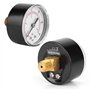 Manomètre, Manomètre 50mm 1/4 Manomètre Axial BSPT pour Air, Eau, Pétrole et Gaz(0-60psi 0-4bar)