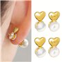 4 Paires Boucle D'oreille Supports pour Oreilles Tombantes, Supports de Boucles D'oreilles en Silicone pour Boucles D'oreilles L
