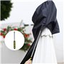 Ceisazira Noir Housse Parasol Déporté Imperméable, Bache de Protection Exterieur pour Parasols, Couverture de Parapluie de Jardi
