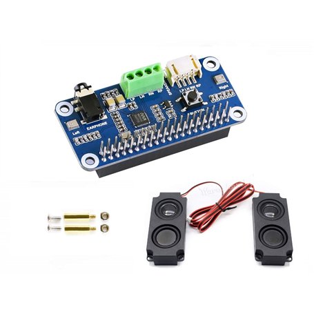 IBest Waveshare WM8960 Hi-FI Sound Card Hat Audio Module for Raspberry Pi Supports Stereo Encoding/Decoding Hi-FI Playing/Record