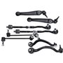 Frankberg 4x Bras de suspension+2x Articulation axiale+2x Barre de couplage Avant Compatibles avec X5 E70 Tous Moteurs SUV 2006-