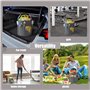 Panier De Nettoyage Avec PoignéE, Sac Pliable à Outils de Seau avec Plusieurs Poches, Rangement Produits Menagers Pliable，Panier