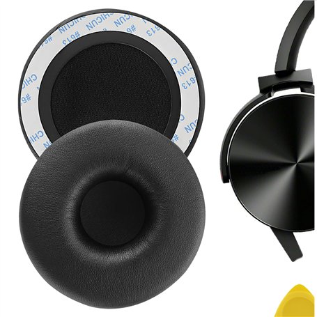 Geekria QuickFit Cuir protéiné Oreillettes de Remplacement pour Sony MDRXB450