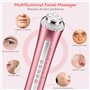CARER SPARK Appareil Facial Radiofréquence Massager Facial anti-rides avec 3 Thérapies à la Lumière LED pour Réduire les Rides R
