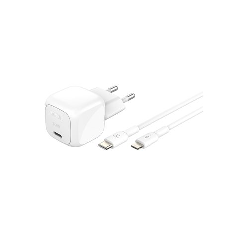 Belkin Chargeur Secteur Compact BoostCharge 30 W (USB-C Power Delivery