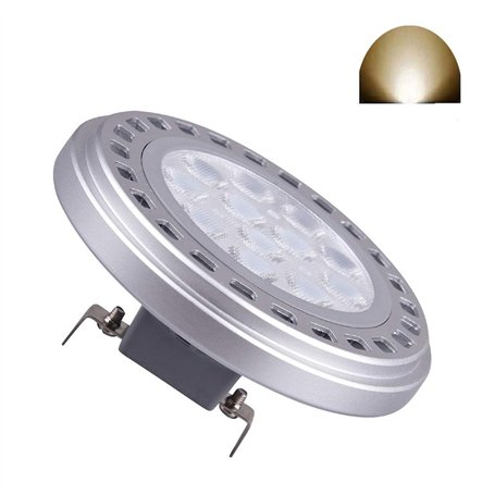 Spot Ampoule LED AR111 G53 15 W 30 ° Faisceau Angle De Vue LumièRe Du Jour 4000K SMD 15leds D'EntréE AC DC 12V Spot RéFlecteur L
