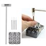 Kit pour démonter les maillons du bracelet d’une montre, marteau perforateur inclus, réparation de montres