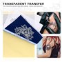 Lot de 50 Feuilles Papier de Transfert de Tatouage, MXTIMWAN Papier Transfert Tatouage, A4 Papier Tatouage Temporaire Papier de 