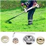 Kit Fixation écrou Lame Boîte, JPGhaha 5 Pièces Tête de Débroussailleuse Universelle Accessoires Boîte de Vitesses en Métal pour