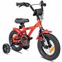 PROMETHEUS BICYCLES Velo Enfant 3 Ans Garcon vélo Fille 12 Pouces a Roulette pour 3 a 5 Ans - BMX en Rouge