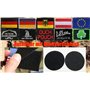 2 Pièces Drapeau UK Galles Dragon Gallois Patch Tactique Militaire Emblème National Applique Crochet et Boucle pour Chapeau Sac