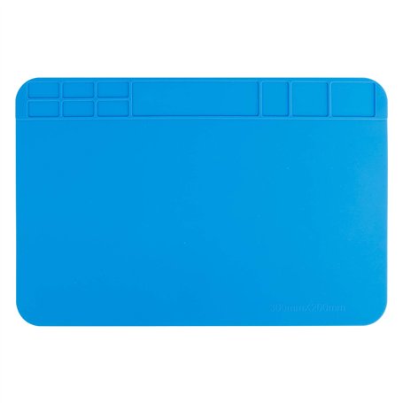 Tapis à Souder en Silicone Antidérapant Tapis de Réparation Anti-Statique Tampon à Soudure Résistant à Chaleur pour Réparer Watc