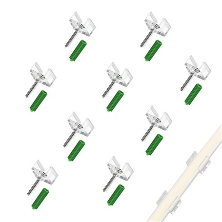 BENLUN Lot de 40 clips de montage pour bande LED