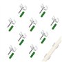 BENLUN Lot de 40 clips de montage pour bande LED