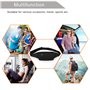 Sac Banane de Sport pour Homme et Femme Ceinture de Course pour téléphone Samsung Huawei Jogging Voyage Trekking Vélo (Noir), No