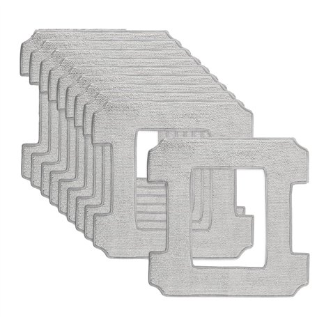 Lot de 10 chiffons de nettoyage pour Winbot W1 Pro/W1/W2 Omni/W2 - En microfibre - Pour nettoyage de vitres - Réutilisables et l