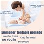 Tapis à Langer Bébé Voyage 70x50cm - Portable, Pliable et Lavable en Machine - Léger & Compact