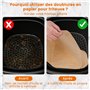 Tuocal Papier Cuisson pour Ninja Air Fryer, 300 Pièces 20,5x14cm Rectangulair Paper Liners Friteuse Sans Huile Accessoires compa