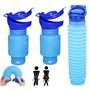 Urinoir Portable 2 Pièces Urinoir d'urgence Rétractable