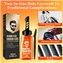 1 Pcs Hair Oil Head Gel East Moon Hair Gel Cheveux Cire Cheveux Homme Gel De Cire Capillaire 2 En 1 Avec Peigne Style Flexible L