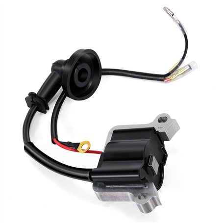 Bobine d'Allumage pour Débroussailleuse Bobine d'Allumage pour Tondeuse à Gazon Moteur Pièces de Générateur Moteur Vertical 2 Te