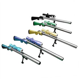 Ysoom Stylos à Gel pour écrire 0.5mm Recharge Signature Pen Sniper Design avec LED