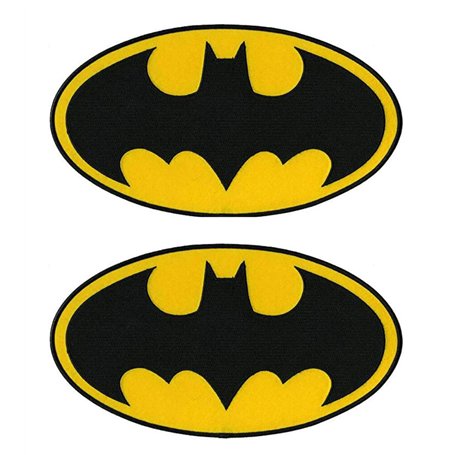 2 PCS Compatibles avec Bat-man Super-héros Tactiques Insignes Applications Crochet et Boucle Patches pour Sac à Dos Chapeau Unif