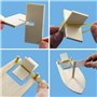 Bateau à Voile en Bois Kit de Peinture DIY pour Enfants Mini