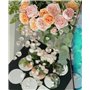 YXYAOLEE Lot de 20 petits miroirs ronds en plastique - Mini miroir - Carrelage - Petit miroir autocollant - Plateau pour travaux