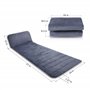 Snailax Tapis de Massage en Mousse à Mémoire avec Chaleur - Matelas Massant Chauffant et Vibration, Coussin de Massage Complet p