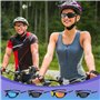 DASHUAIGE Lot de 4 lunettes de soleil pour homme, lunettes de sport, lunettes de vélo, lunettes de soleil polarisées UV 400, pou