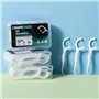 400 pièces Fil dentaire SoieFil, fourchette interdentaire, avec récipient hygiénique et portable. Soins dentaires pour toute la 