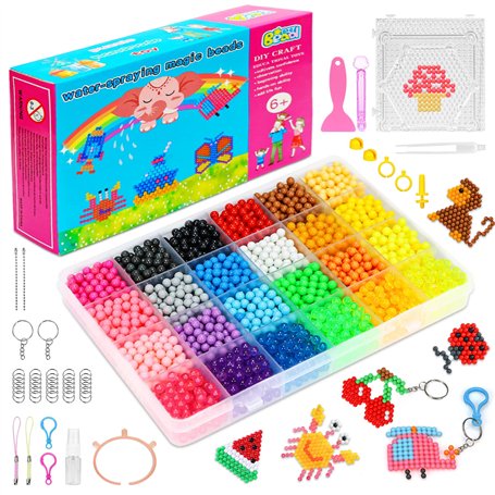 Mifferer Kit de Perles de Fusible d'eau Perles pour Enfants