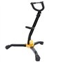 Nikou Support de saxophone alto, support de trépied de saxophone ténor alto réglable pliable en métal