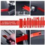 TEGOVE 352 Pièces Outil Demontage Garniture Voiture,Outil de Démontage de Voiture avec Rivet Clips Plastique et Bandes de Câble 