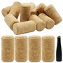 XIAOJING0 Lot de 20 Bouchon Liege Bouteille Vin Réutilisable
