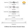 Fermoirs Magnétiques et Chaîne d'Extension Fermoirs de Homard Rallonge de Chaîne pour DIY Collier Bracelet Fabrication de Bijoux