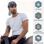 Ensemble de 3 Bandana Homme – Bandana Homme Casquette Cyclisme Velo randonnée Bandana Pirate sous Casque Velo Tissu aéré pour Na