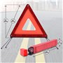 Triangle de signalisation Pliable avec boîte de Rangement, réfléchissant, pour Accidents et pannes – Sécurité optimale sur la Ro